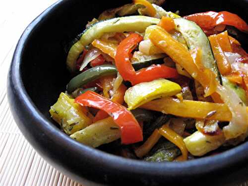 CulinoTests - Légumes grillés au four pour être aussi mince que Giada