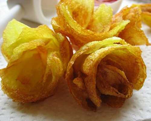 CulinoTests - Roses de pommes de terre frites
