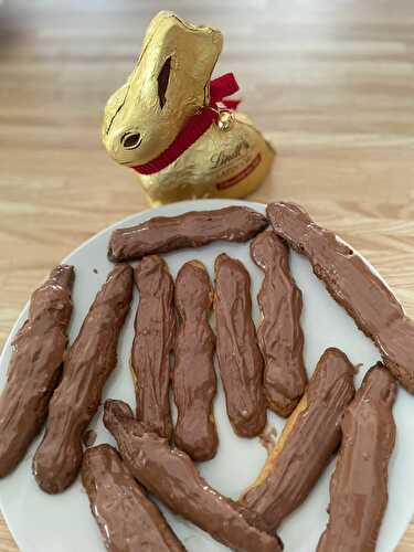 Biscuits façon "Finger" au chocolat au lait ! 