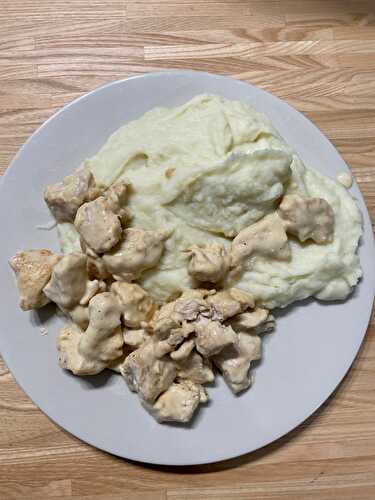 Escalope de poulet à la crème (pour un repas savoureux et rapide) 