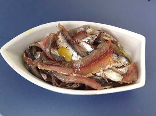 Anchois frais marinés