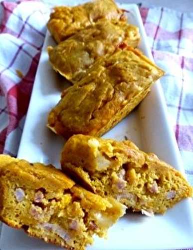 Cake au potiron et lardons