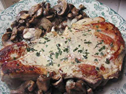 Côte de veau à la normande