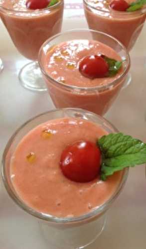 Gaspacho tomate fraise