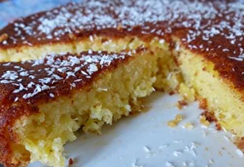 Gâteau ananas coco