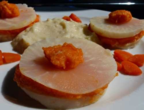 Macaron de céleri à la carotte