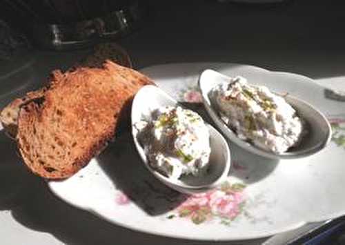 Mousse de chèvre frais au citron vert