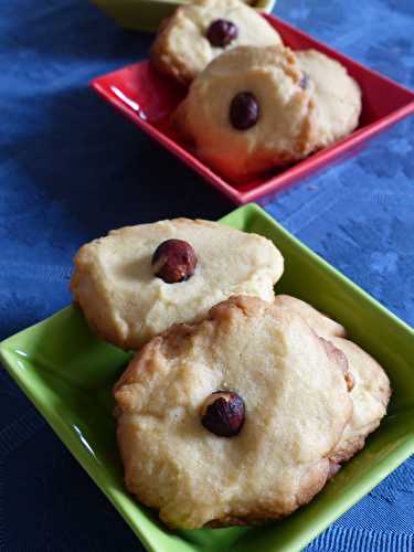 Petits sablés aux noisettes