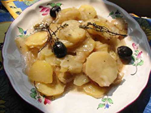 Ragoût de pommes de terre aux olives