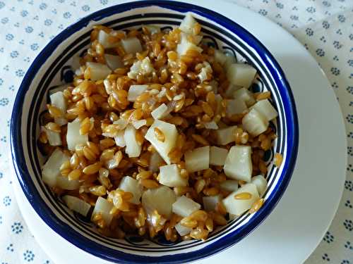 Risotto de céleri au petit épeautre