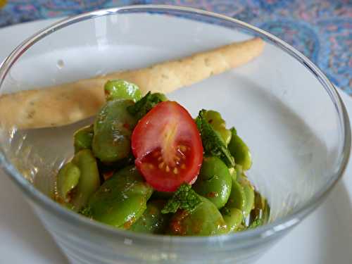 Salade de fèves à l’orientale