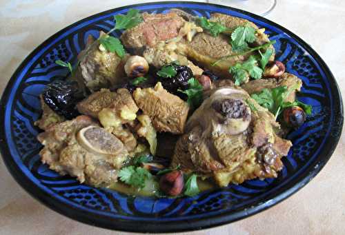 Tajine d’agneau aux pruneaux et épices