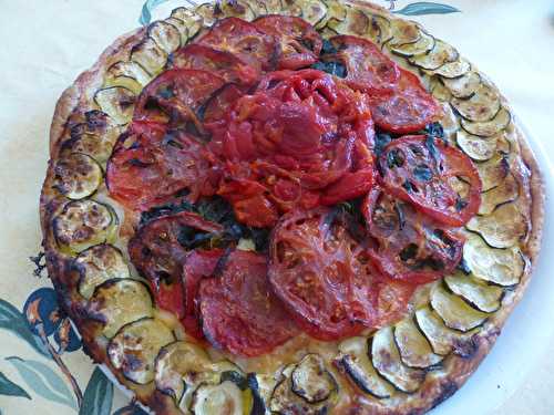 Tarte fine aux légumes d’été