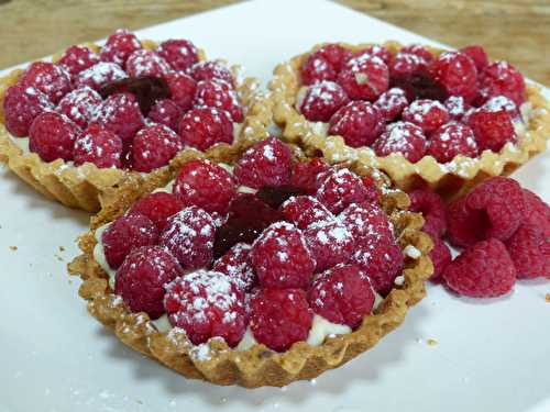 Tartelettes  aux framboises