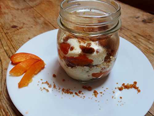 Verrine de triffle aux abricots