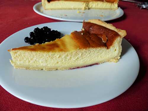 Tarte alsacienne  au fromage blanc et citron