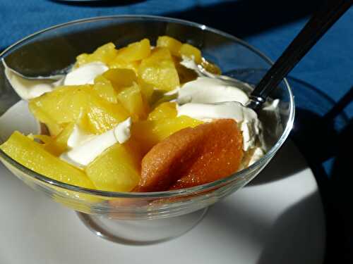 Coupe ananas mascarpone