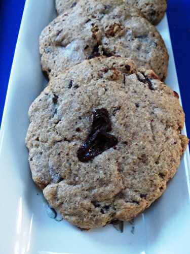 Cookies châtaigne et chocolat