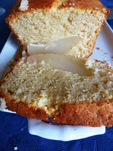 Cake poires amandes