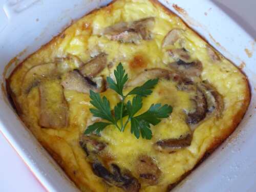 Flans aux champignons