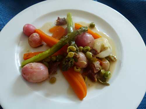 Casserole de légumes de printemps