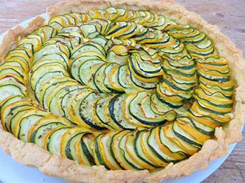 Tarte aux 2 courgettes