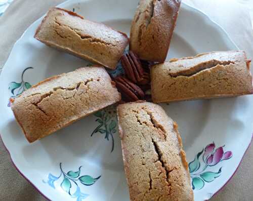 Financiers à la noix de pécan et châtaigne