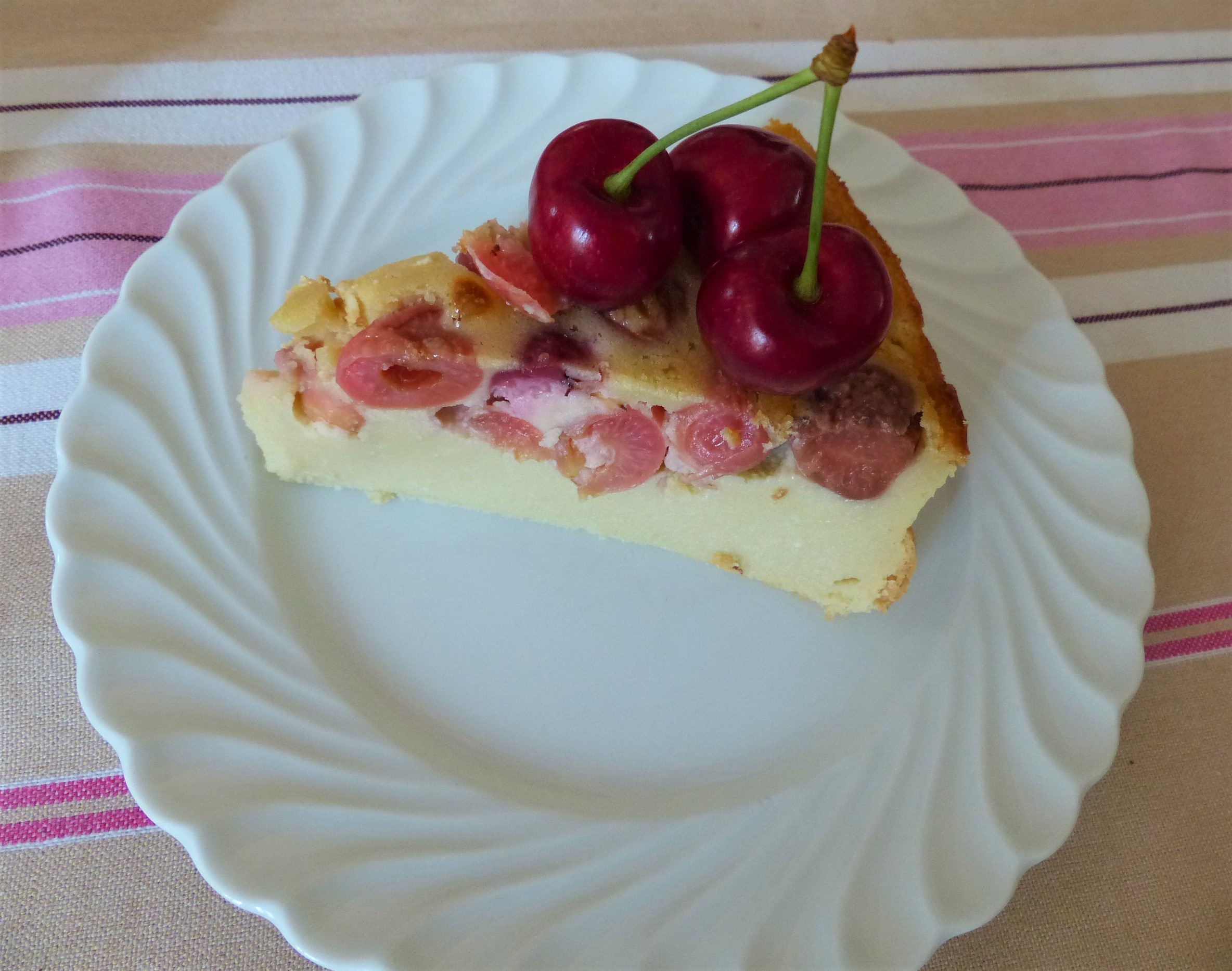 Clafoutis crémeux aux cerises