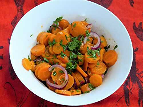 Salade de carottes cuites au cumin