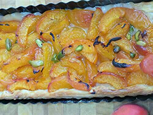 Tarte fine aux abricots