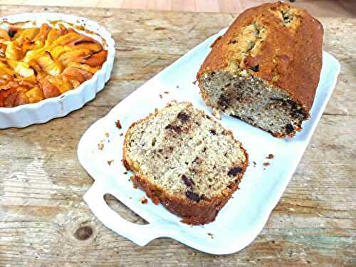 Banana bread à la poudre de noisettes et chocolat