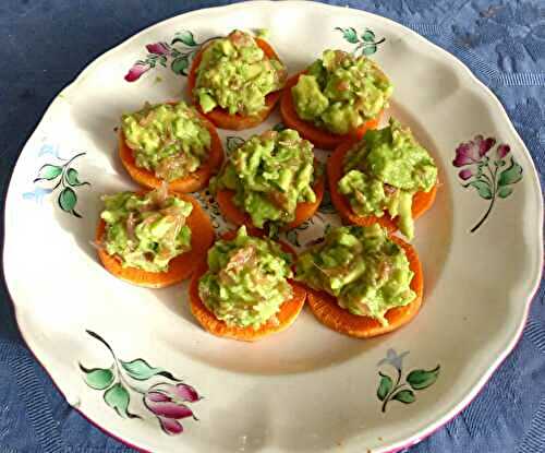 Toasts de patate douce à l’avocat