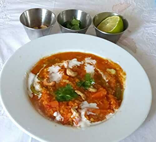 Dahl de lentilles aux légumes