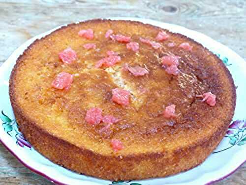 Gâteau Le pamplemousse rose