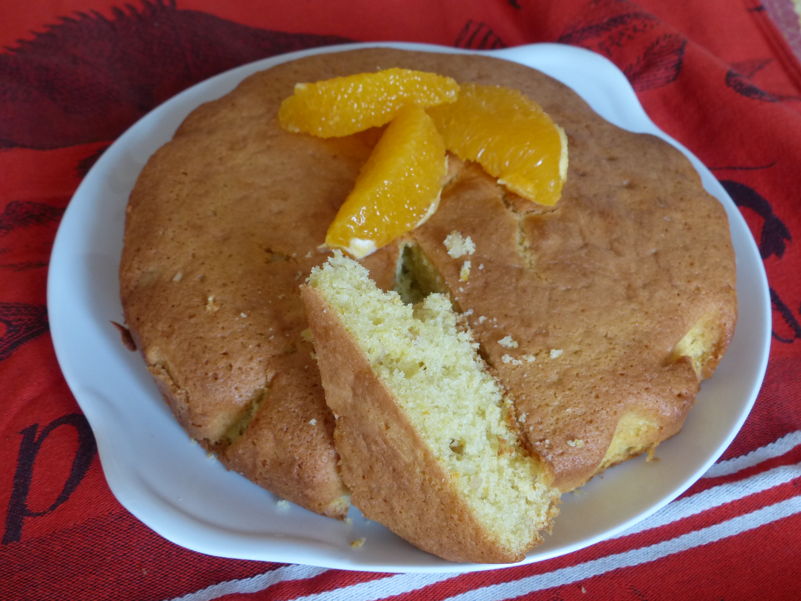Gâteau à l’orange et pignons