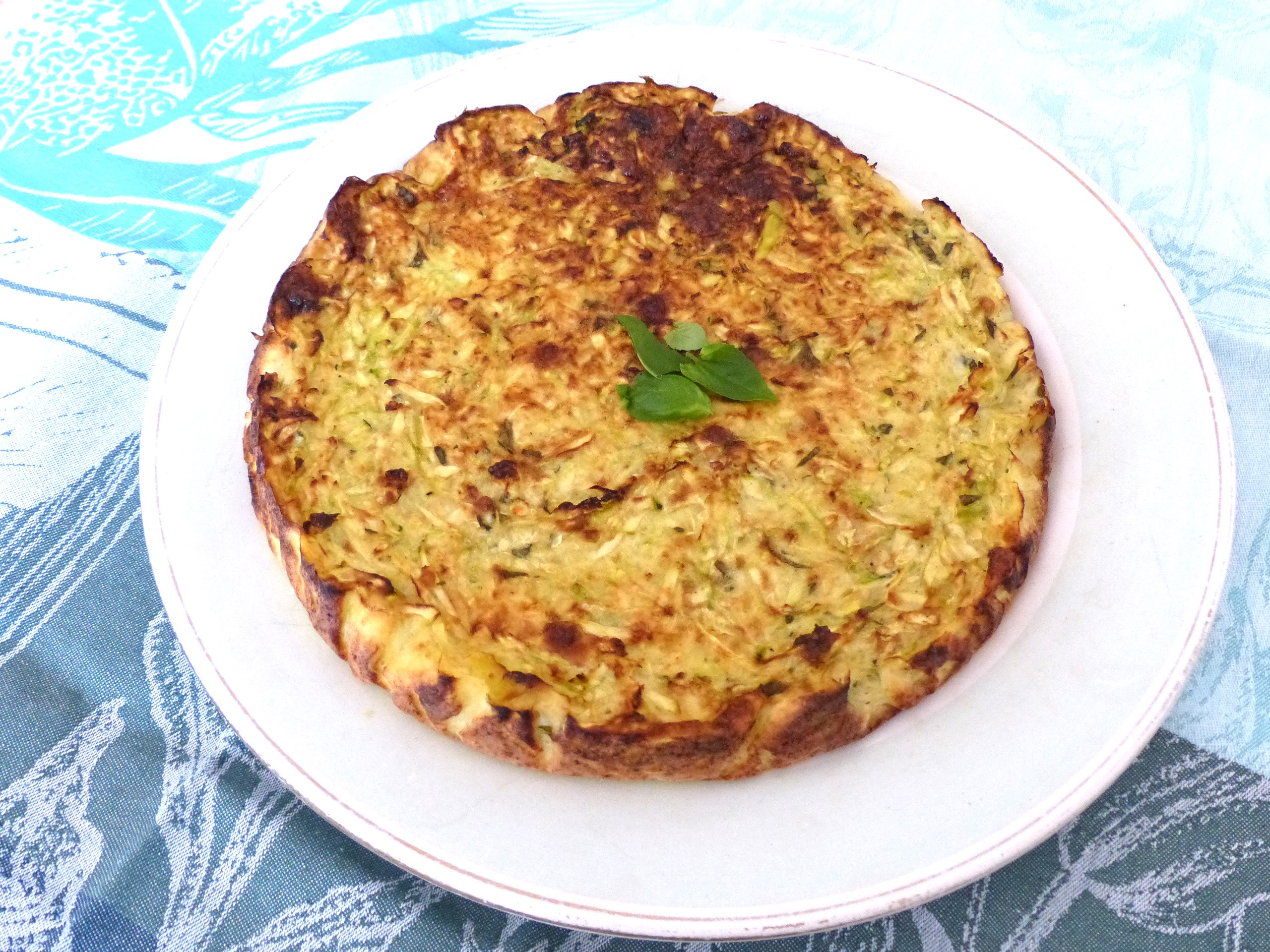 Flan de courgettes