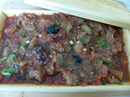 Salade d’aubergines à la marocaine