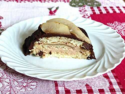 Bûche marrons poires chocolat