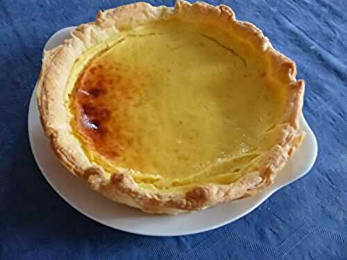 Tarte flan à l’orange et à la ricotta