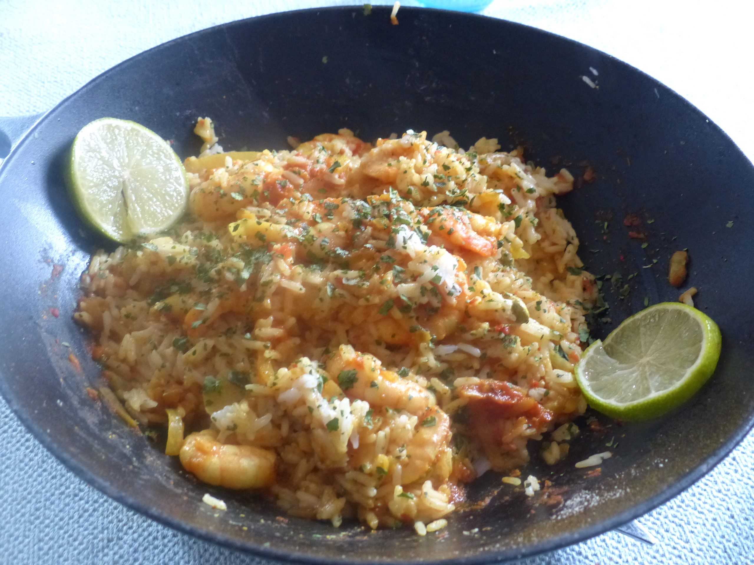 Byriani aux crevettes