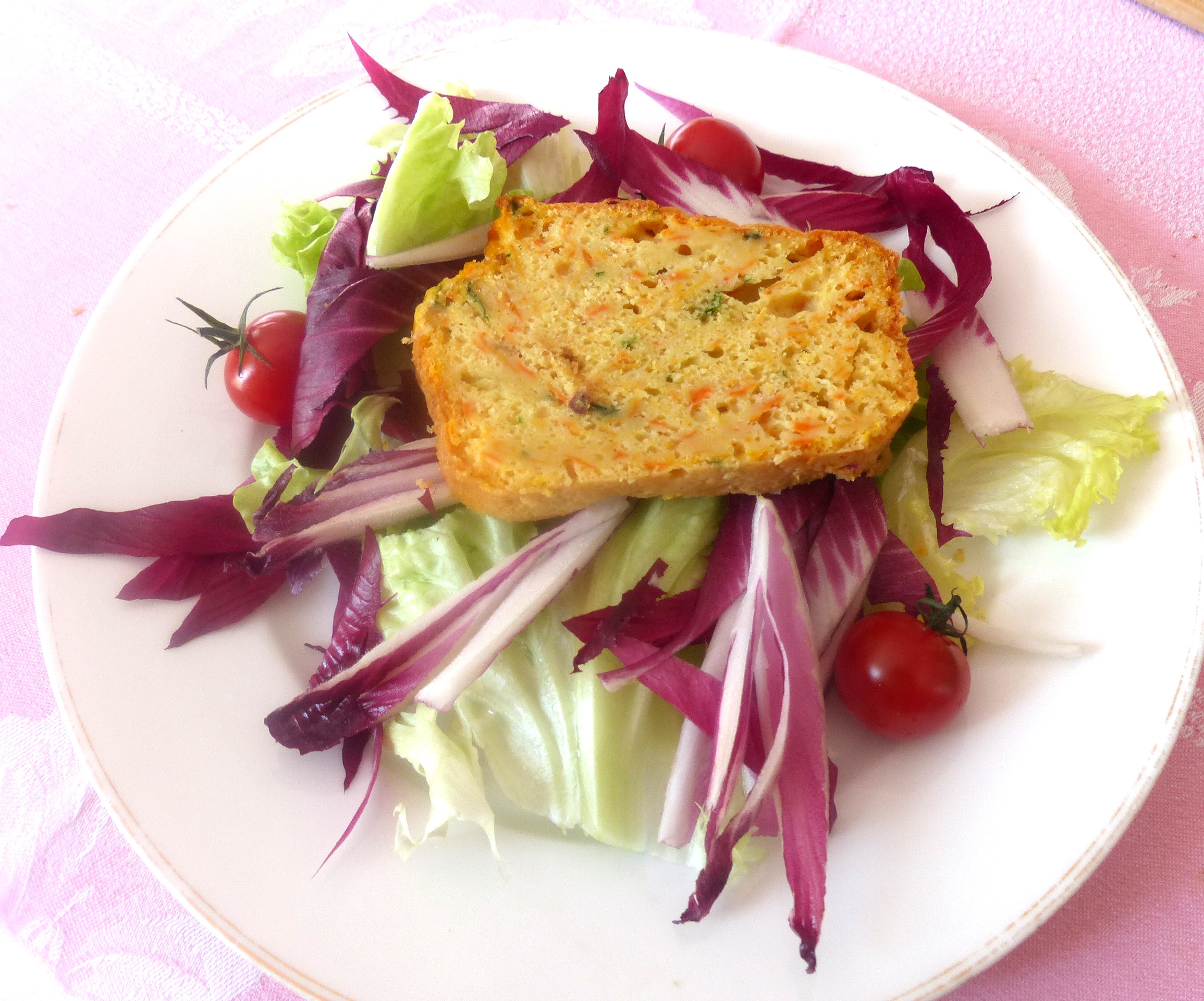 Cake aux carottes, cumin et coriandre