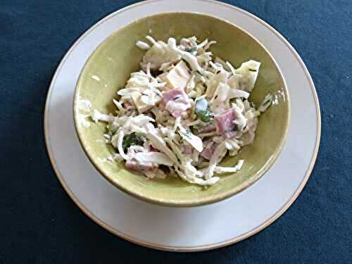 Salade alsacienne au chou blanc