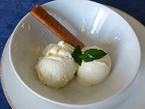 Glace au citron sans sorbetière