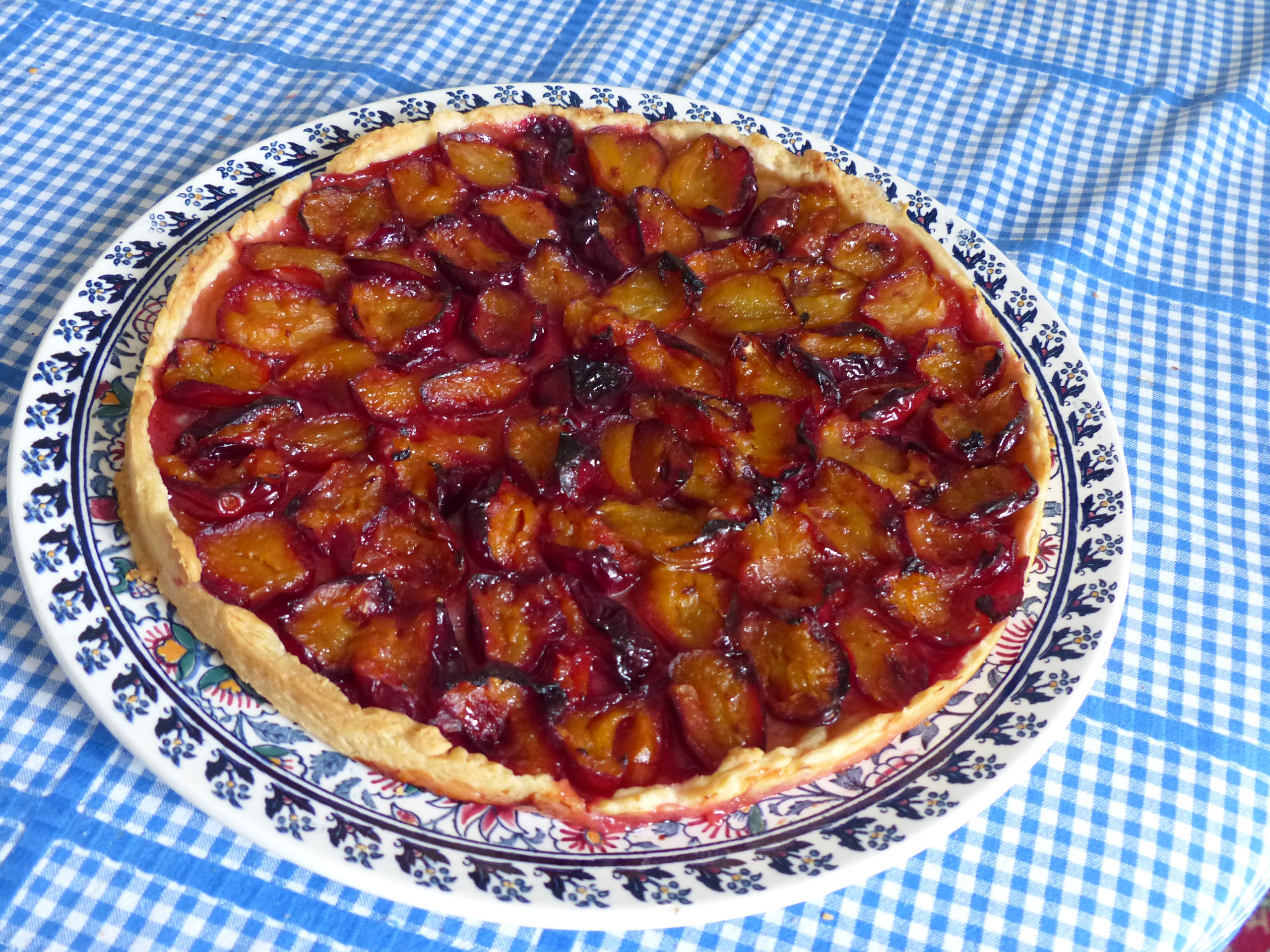 Tarte feuilletée aux prunes d’Ente