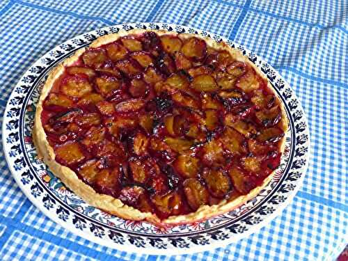 Tarte feuilletée aux prunes d’Ente