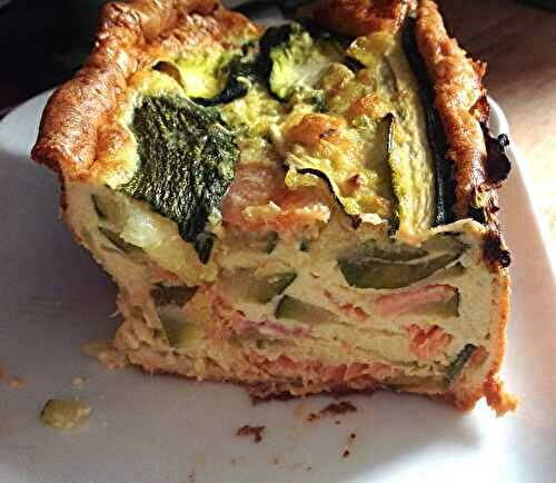 Terrine de courgettes et saumon fumé