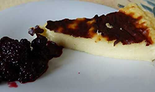Flan vanillé au four