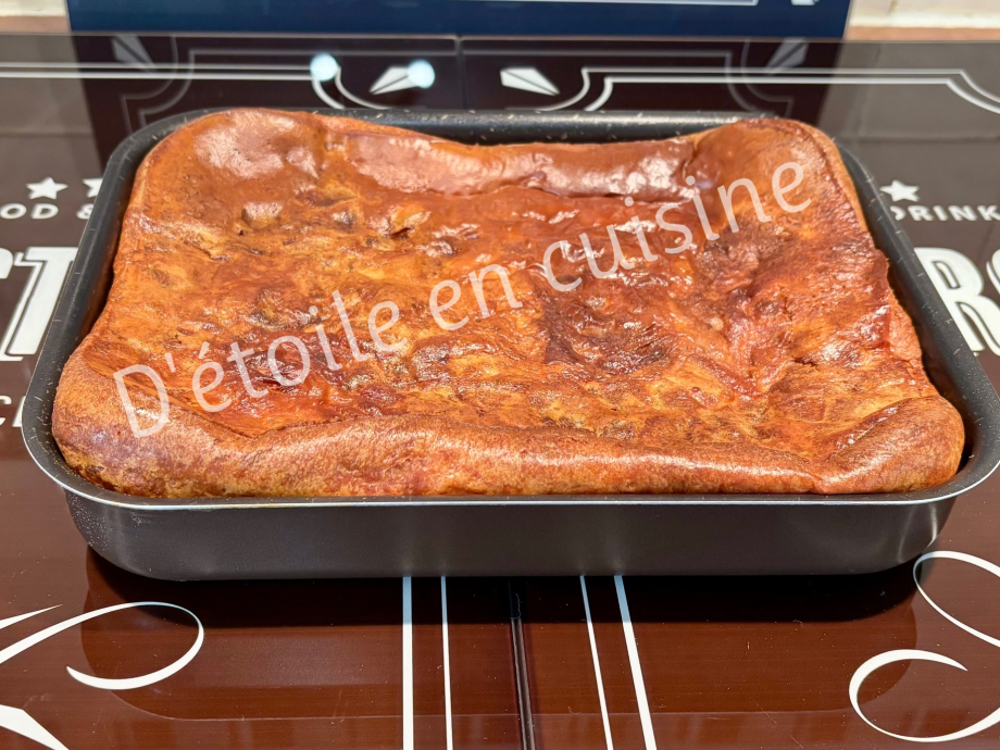 Far breton au pommes caramélisées au beurre salé, cuisson au Air Fryer
