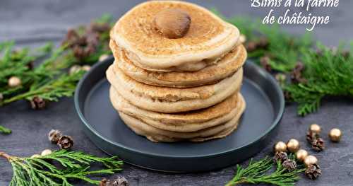 Blinis à la farine de châtaigne