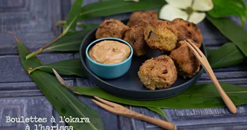 Boulettes d'okara à l'harissa